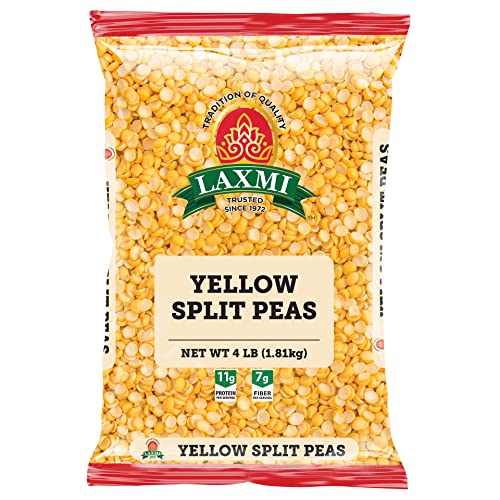 Laxmi Traditional Indian Yellow Split Peas - 4lb Bag
