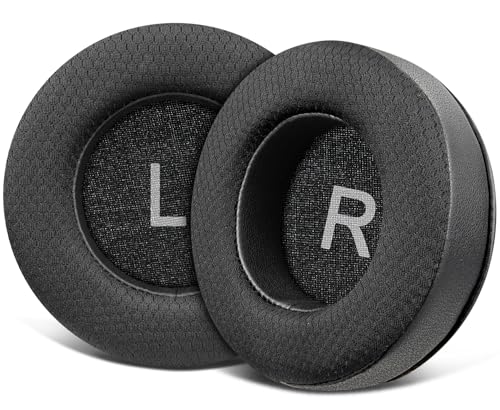 SOULWIT Tissu en Maille Mousse Coussin Coussinets pour AKG Pro Audio K52 K72 K92 M220 K240 K241 K242 K271 K272 K340 K550 K551 K553 S MKII MK2 Casque,avec Mousse d'isolation phonique