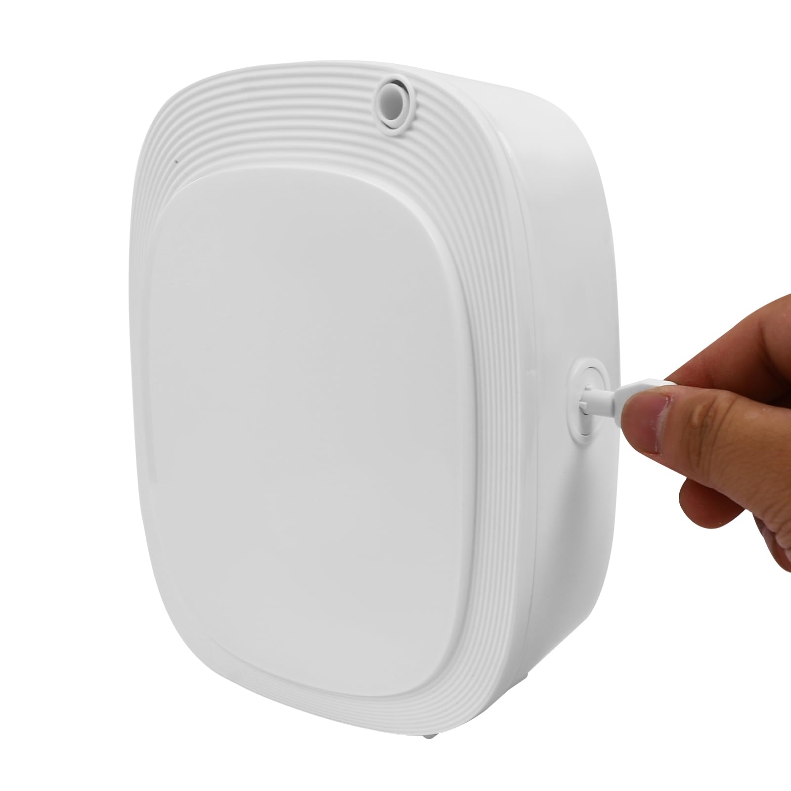 Difusor de aromaterapia portátil con nano atomización, montaje en pared y escritorio, temporizador de 5 niveles, funciona con pilas e inalámbrico para aliviar el estrés y relajarse