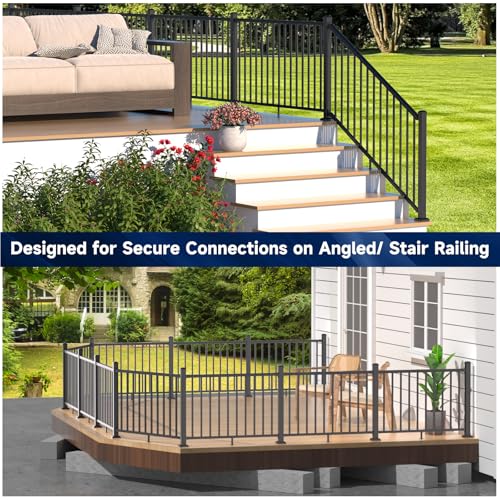 Egadis 2 Pack Aluminum Adjustable Railing Bracket by Egadis - Image 2
