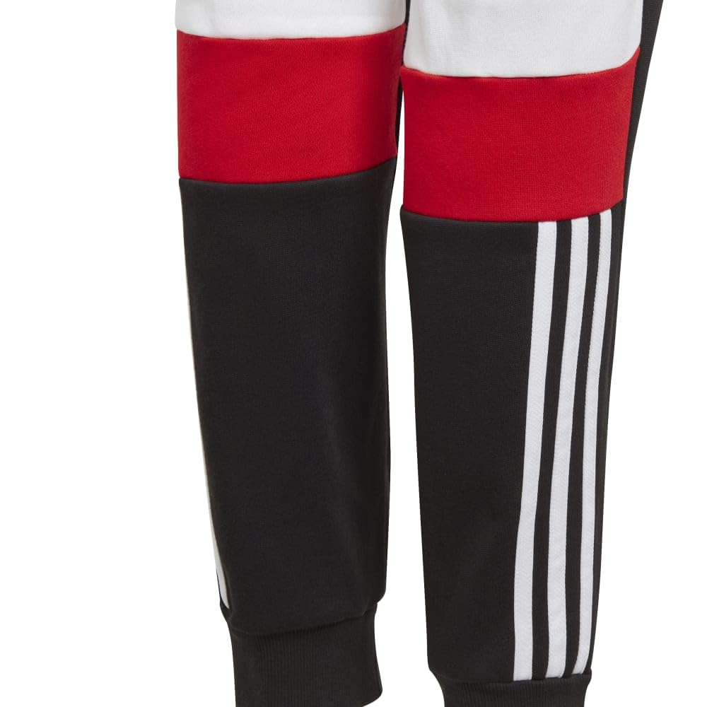 adidas Unisex Kinder Hose Tiberio 3-Stripes Colorblock Fleece Pants Kids