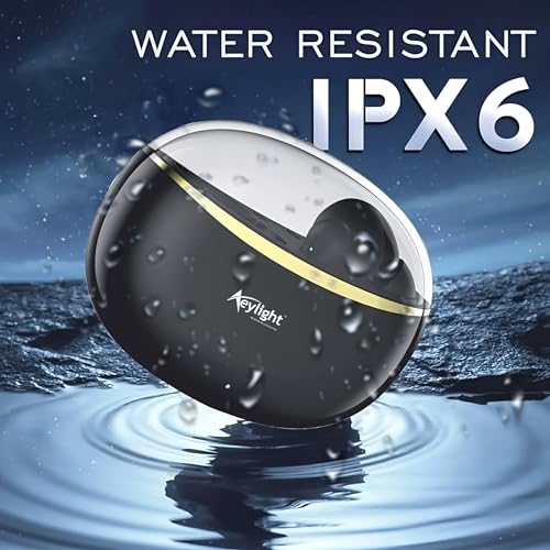 Image of AeYlight TWS in Ear Earbuds with Mic,Upto 25dB ANC 12.4mm Dynamic Titanium Drivers, Playback:Upto 60hr case, 4-Mic Design, IP55 Rating, Fast Charging Standby TIME-400HRS(Z Black)