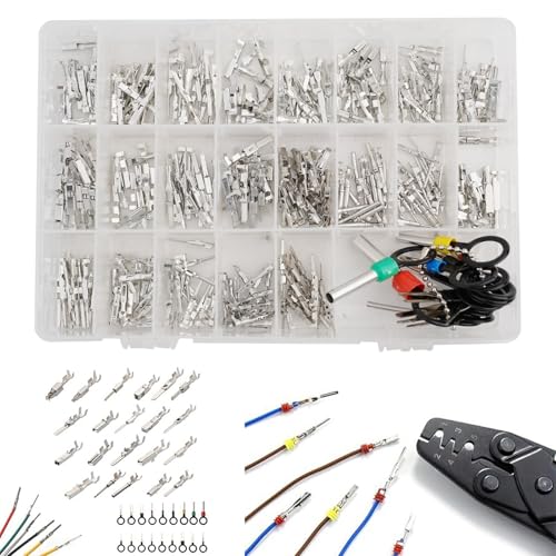 Terminales para mazo de cables y extractor para reparar conectores rotos sin cortar