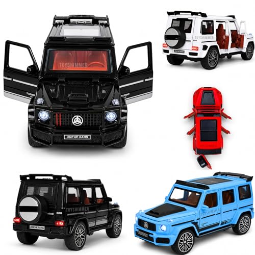 Image of Die Cast Car 1:32 Scale mercedi barabuss Metal Model Car with Pull Back Action, Openable Doors & Sound Light Function for Kids and Collectors (Color May Vary)