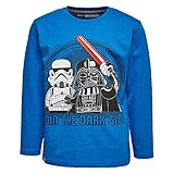  LEGO Wear Jungen Langarmshirt Star Wars M-70863, blau (blue 556), Gr.104