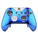 eXtremeRate Custom Chrome Blue Replacement Front Shell for Xbox One Elite Controller