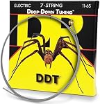 DR Handmade Strings DR DDT : Drop Down Tuning 7 St Ex Heavy Electric Guitar Strings (DDT7-11)