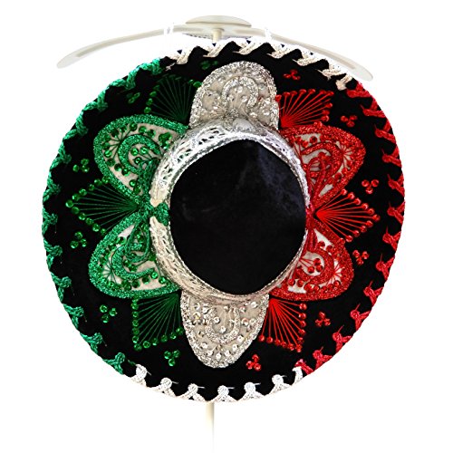 Mexican Charro Hat Viva Mexico Kids from 2 to 6 Black