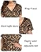 Lepord Print Dress Plus Size Wrap Midi Short Sleeve Casual Summer V-Neck Wedding Guest Maternity Knit Sun Dress Women Leopard