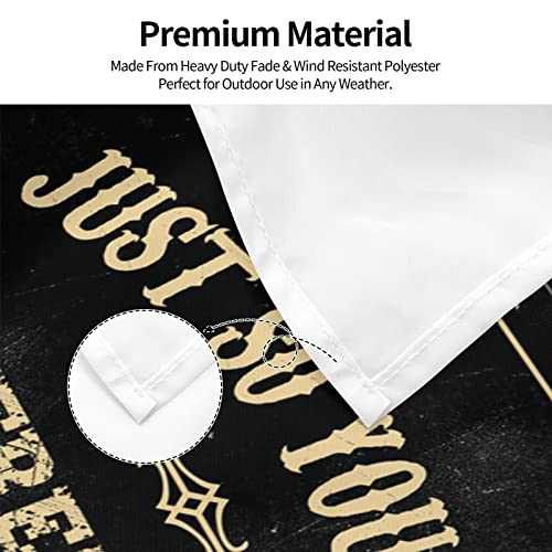 Drapeau drôle grand format pour habiller un grand mur vide