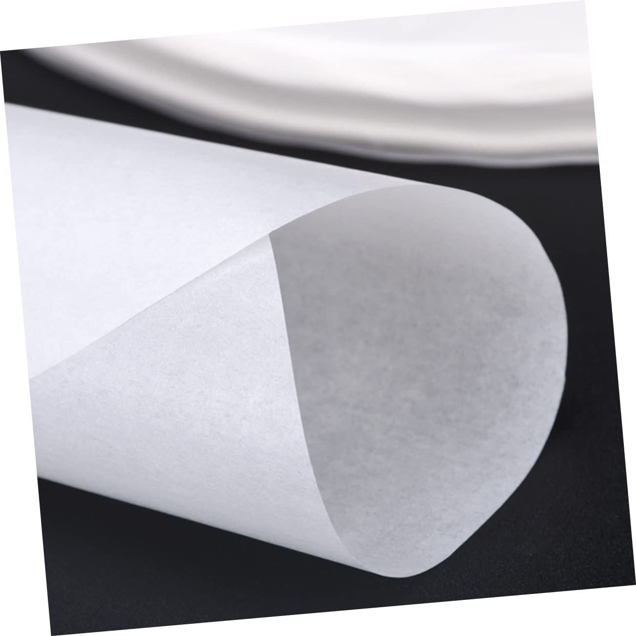 OFFSCH Silicone Oil Paper Bbq Sheet 50 Sheets Non-stick Baking Paper Liner Round Oven Liner Perfect for Outdoor Use