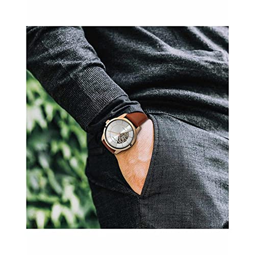 Titan Automatics Silver Dial Automatic Leather Strap Analog Watch for Men-NS90126WL01 - Image 6