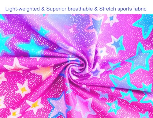Image of Domusgo Gymnastics Leotards for Girls Sparkly One Piece Biketard Size 1-10Y