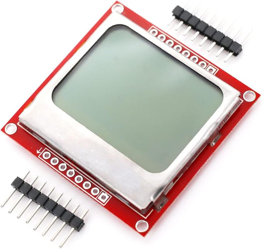 IDUINO 84 * 48 84x48 LCD Module White Backlight PCB Compatible with 5110 Ar-duino Raspberry pi