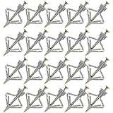 Auvotuis 20Pcs Drywall Anchors with Screws, Self-Drilling Hollow Wall Anchors Butterfly Expansion Plugs, Heavy Duty Plastic Anchors kit for Curtain Plasterboard Wall Installation (Grey)