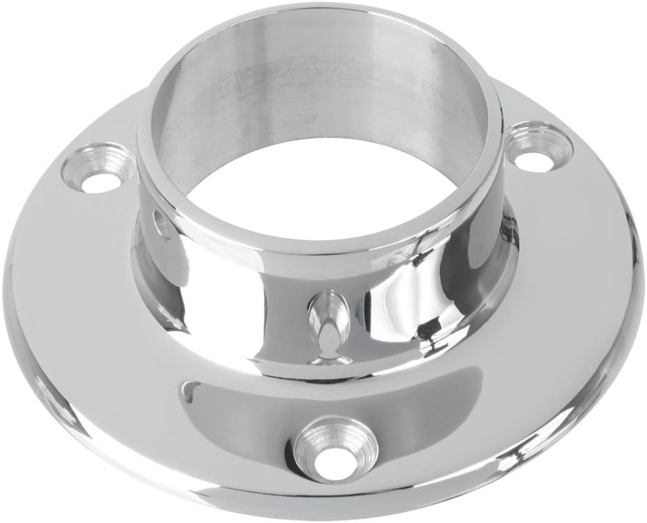 Lavi 2 Polished Solid Stainless Steel Wall Flange