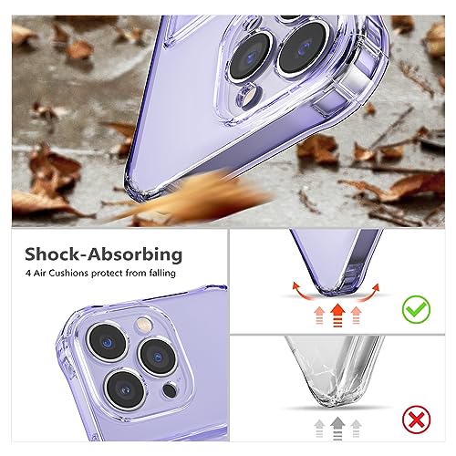 DEFBSC Compatible with iPhone 15 Pro, Transparent Back Card Holder Phone Case - Image 2