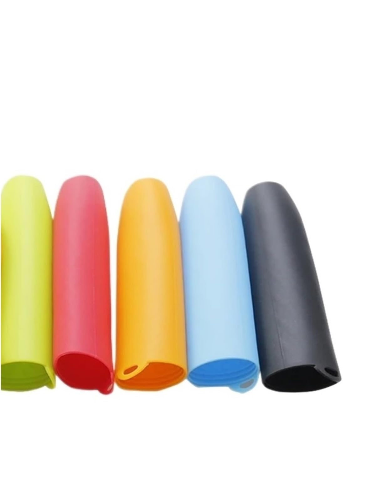 Yangshe 20 Silicone Pot Handle Insulation Sleeves Kitchen Tools for Cookware Lids & Frying Pans(Round Handle Orange)