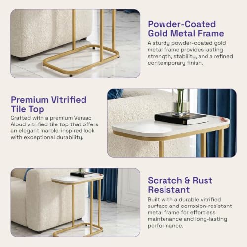 Image of Wakefit Bruna Metal Side Table-Versac Aloud