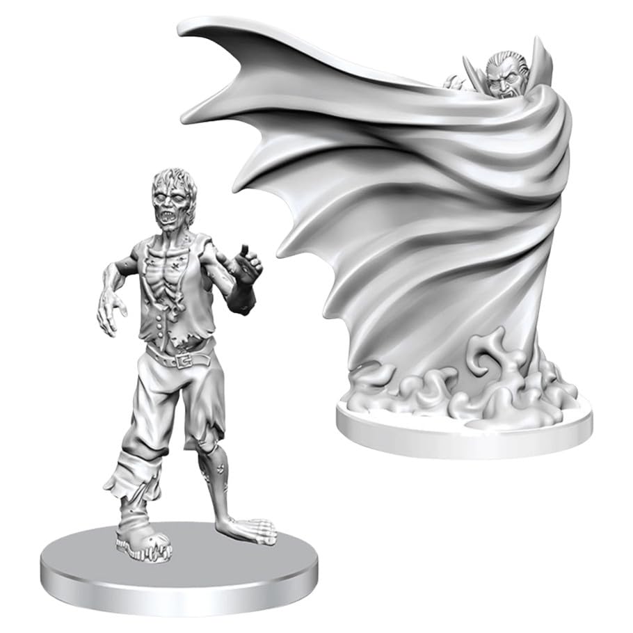 D&D Nolzur's Marvelous Miniatures: Classic Vampire & Classic Zombie (PREORDER)