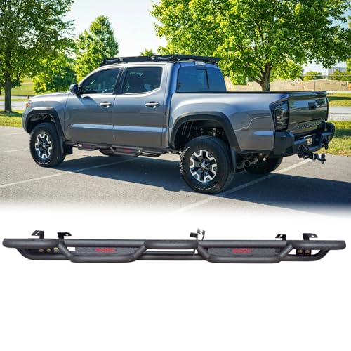 Estribos de acero para Toyota Tacoma 2005-2023 Doble Cabina miniatura 2