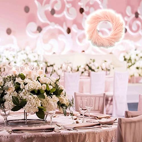 Beigeok Faux Boho Pampas Wreath,26" Artificial Pampas Grass Wreath For Front Door,Wall Wreaths For Christmas Decor, Farmhouse Wreath Decoration (Pink) #TOP1