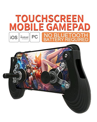 Mobile Joystick Controller Mini size Pro Touch screen,Grip Case for SmartPhones for IOS Android mobile with Ergonomic Design