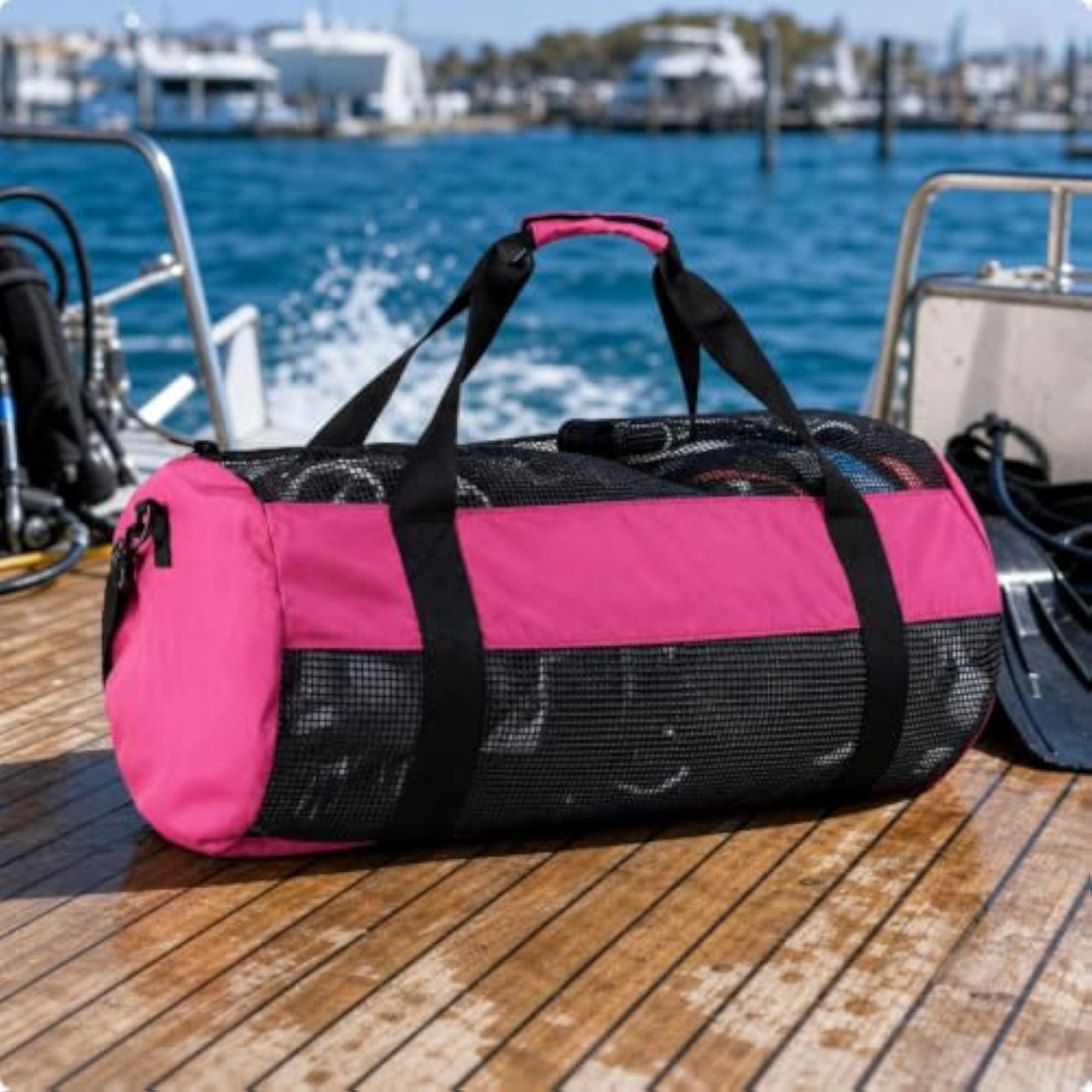Dive Equipment Bag with Shoulder Strap, Roomy Design