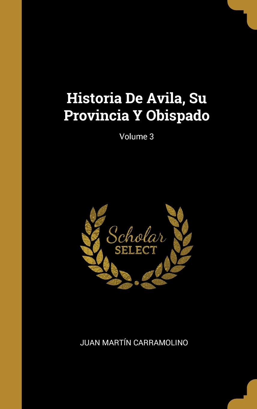 Historia De Avila, Su Provincia Y Obispado; Volume 3
