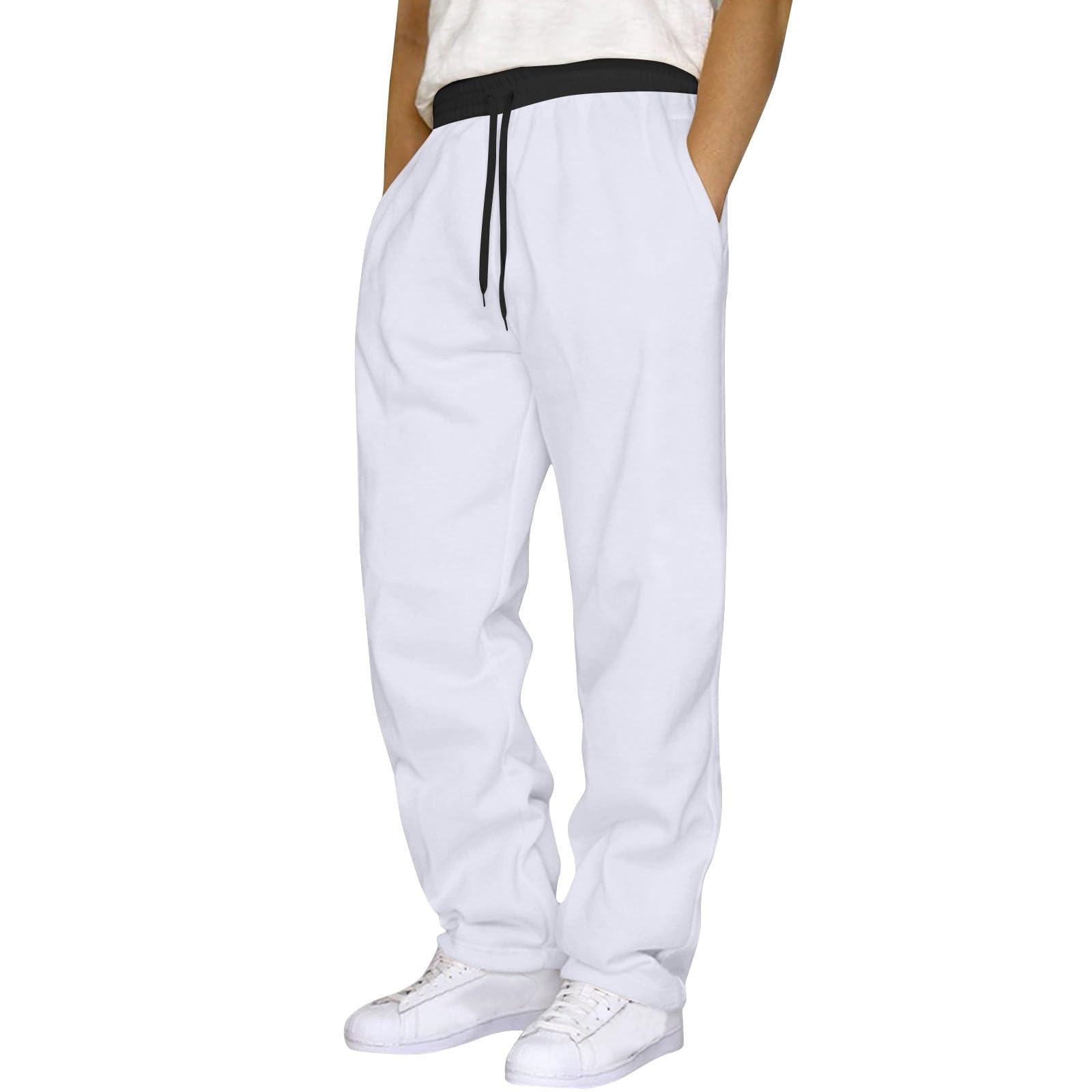 Paquete de 3 pantalones deportivos ligeros para hombre, pantalones deportivos casuales para caminar