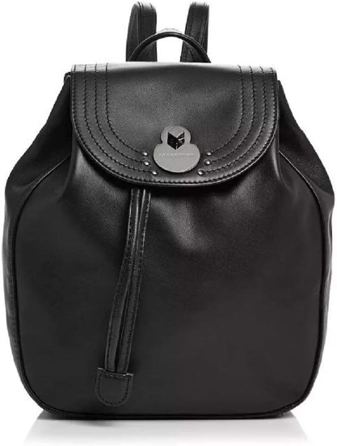 Longchamp Women's Cavalcade Black Leather Backpack