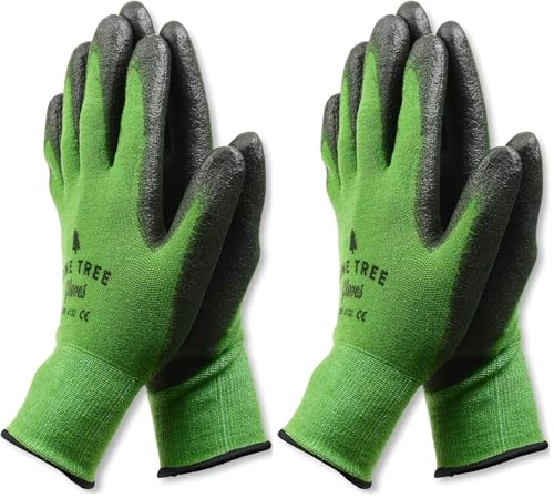 Pine Tree Tools Bamboo Garden Gloves for Women & Men - Multi-Purpose Work Gloves - Breathable and Absorbent Bamboo Glove Gardening Tools