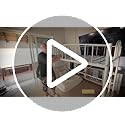 Garvee Loft Bed Twin Size with Ladde and Arched Guardrail, Heavy Duty Metal Loft Bed Frame for Kids and Adults, Sturdy Steel Slats Support, Small Space Saving Design, No Box Spring Needed, Black