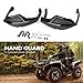 RUNNING PANTHER ATV Handguards Wind Deflectors Kit with Mount, Handlebar Guard Air Protector Accessories for Can-Am Outlander 500 570 850 1000R MAX Renegade 2013-2024, Replace 715001706 + 715001378
