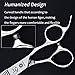 Dream Reach Professional 6 inch Hair Cutting Scissors, Japanese 440C Steel Thinning Shear for Men/Women Cutting for Salon/Barber/Home