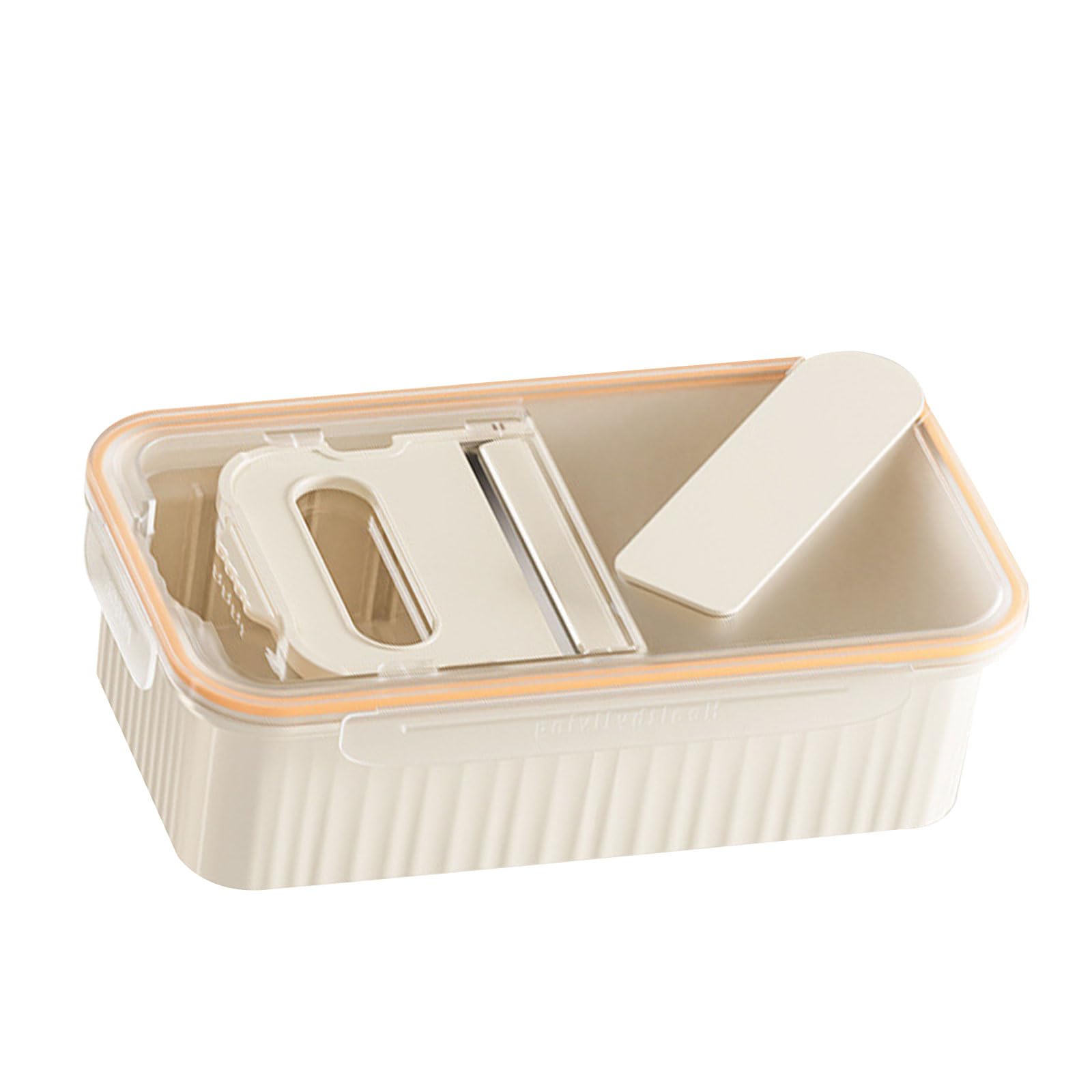 carotoe Multipurpose Kimchi Storage Container Sturdy Dispenser Freshness Retaining Box for Culinary Enthusiasts Home Accessory Home Cooks Kimchi Solution