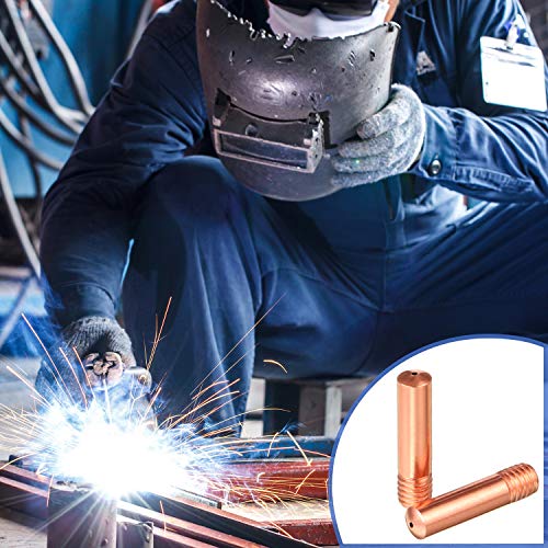 Image of Honoson 30 Pack Welding Contact Tips .035 inch MIG Guns 11-35 (0.035 inch) Welding Tips 000068 Replacement Accessories Compatible With Millermatic M-10 /Hobart H-9 /10-9 /10 Welder