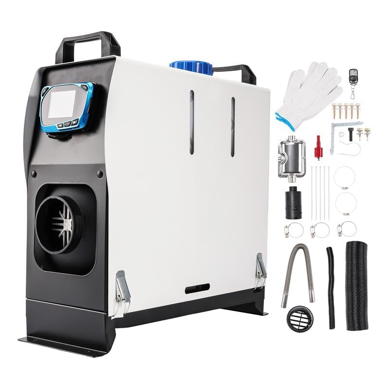 12 V 8 kW Nagrzewnica powietrza Diesel, Nagrzewnica postojowa Diesel Night Heater, Wszystko w jednym Nagrzewnica do ciężarówek Szybkie ogrzewanie z pilotem i wyświetlaczem LCD do samochodów kempingo
