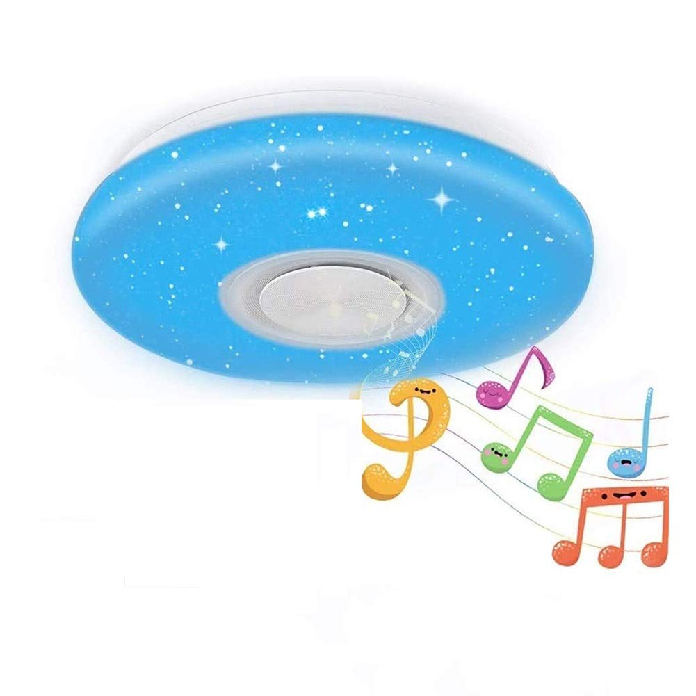 Plafonnier musique LED 36W dimmable avec appli et télécommande - 8