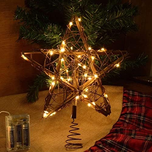 Abkshine 4 Packs 50 Led Small Christmas Tree Lights, Battery Powered Fairy Lights, Battery Indoor String Lights for Xmas Birthday Party Wedding Table Centerpiece Bedroom Decorations,Warm White