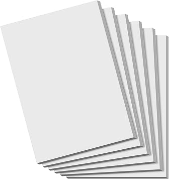 Notepads 4x6 - Blank Memo Pads - 50 Sheets per Notepad - Set of 6 | Small Writing Pads White Paper - Server Memo & Scratch Note Pads 4x6 for Work, Mini Pocket for Office School Supplies