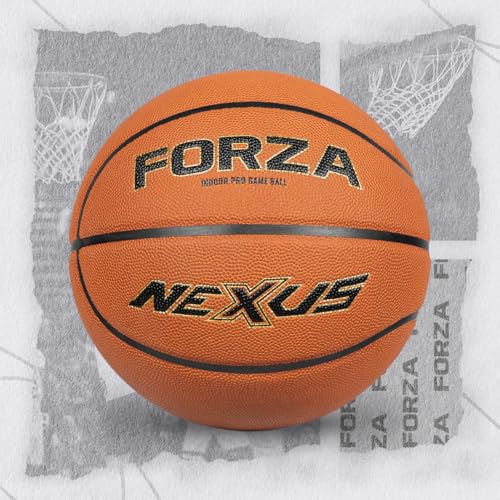 Ballon de basket-ball d'intérieur FORZA Nexus au contrôle absolu