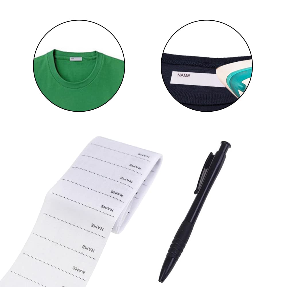 Naamlabels, waslabels, naambordjes om op te strijken, 200 stuks, gepersonaliseerde naamstickers voor kleding, kleuterschool en school Naamlabels, waslabels, naambordjes om op te strijken, 200 stuks, gepersonaliseerde naamstickers voor kleding, kleuterschool en school