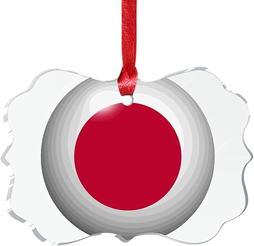 Miniatura 10 de Swavecat Adorno de bandera  Adorno de árbol de Navidad de Jamaica, recuerdo de la ciudad, adorno colgante de árbol de Navidad acrílico Jamaica,