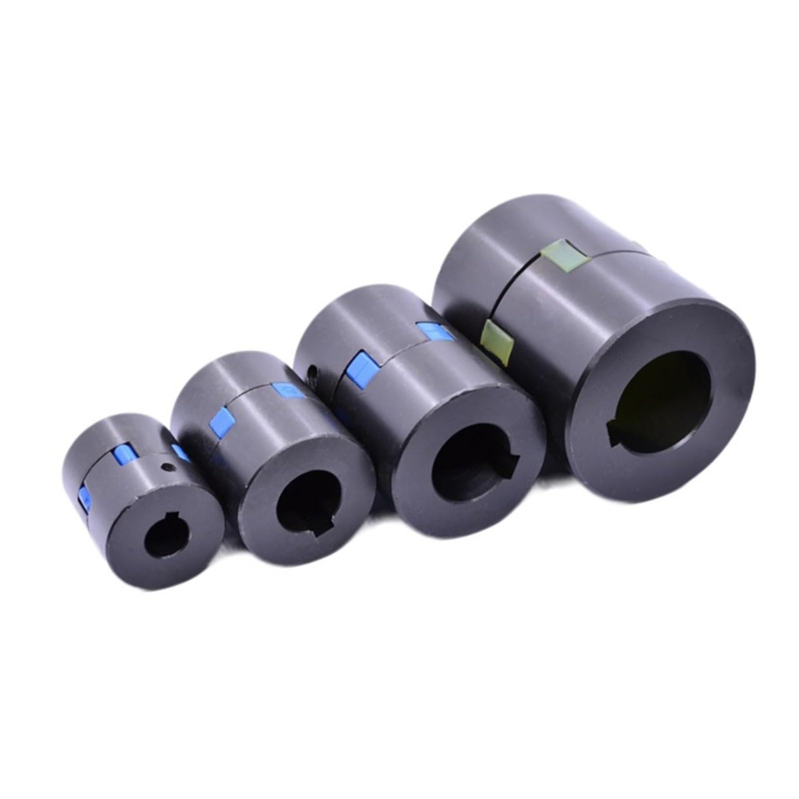 Giunto Elastico Flessibile, 1PCS Tipo L Accoppiamento a Tre Ganasce Acciaio L100 D64.5L82 15/16/18/20/25/28/35/40mm for Encoder Servomotore Incisione CNC(24mm)