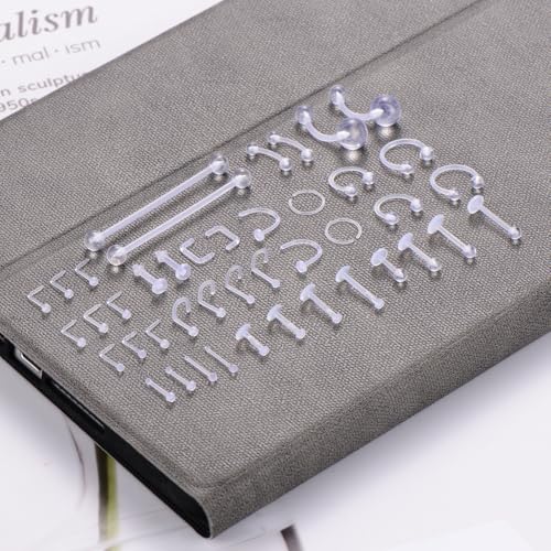 intera Clear Piercing Retainers for Bioflex Nose Rings Septum Cartilage Rook Daith Earrings Horseshoe Eyebrow Lip Tragus Belly Rings Retainers for Men and Women2