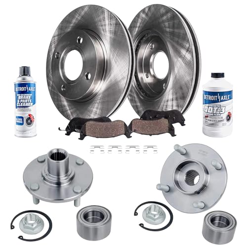 Image of Detroit Axle - Front Brake Kit for 2008 2009 2010 2011 Ford Focus