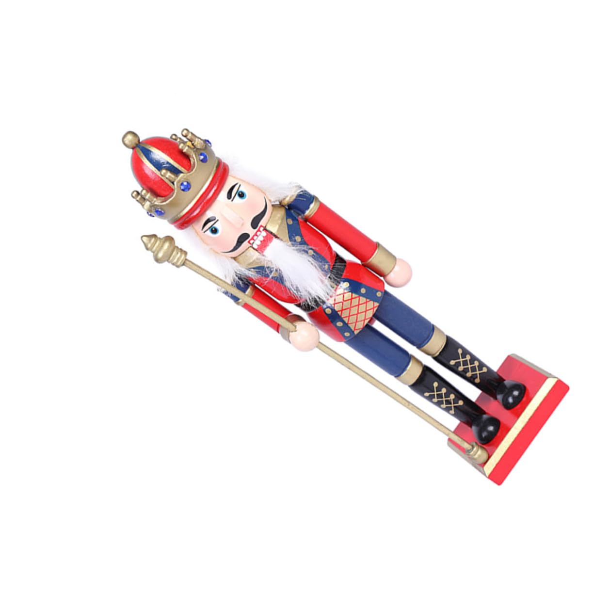 Casse-Noisette soldat en noyer NUOBESTY, figurine en bois noble pour salon