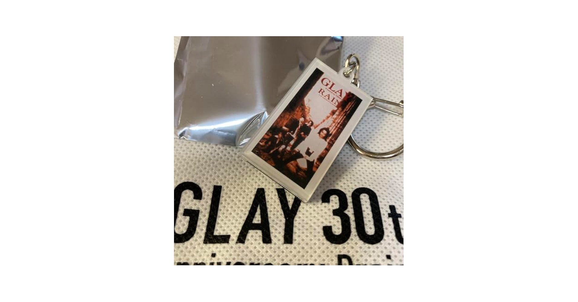 GLAY 30th amex アルバムジャケットキーホルダー 新品未開封 GLAY30周年 アルバムジャケットキーホルダー AMEX アメックス