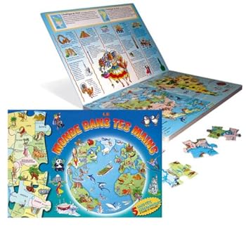 Board book le monde entre tes mains puzzl [French] Book